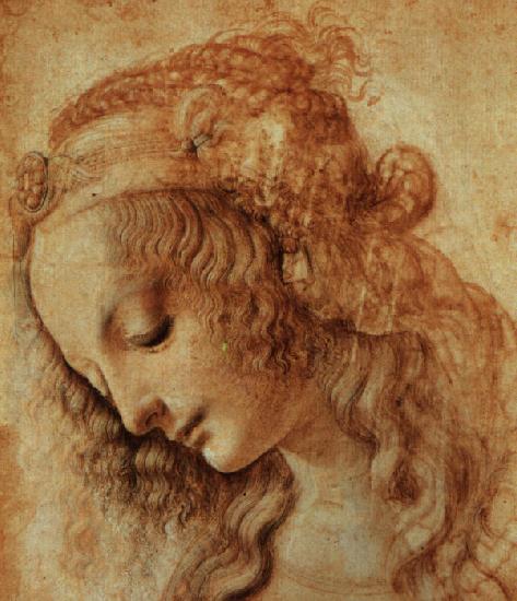 Леонардо да Винчи, Рисунок женской головы